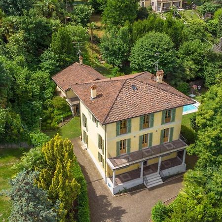 L'Ortensia Della Villa Isabella, Camera Con Vista Lago, Balcone Sul Parco E Bagno Esclusivo All'Esterno Della Camera Stresa Bagian luar foto