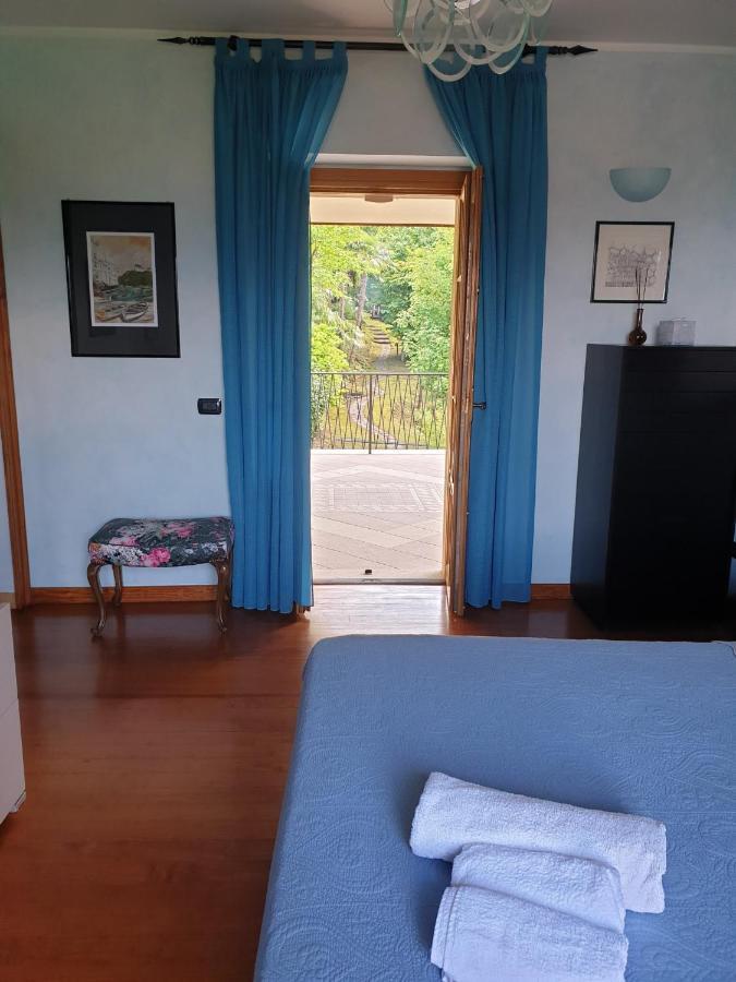 L'Ortensia Della Villa Isabella, Camera Con Vista Lago, Balcone Sul Parco E Bagno Esclusivo All'Esterno Della Camera Stresa Bagian luar foto